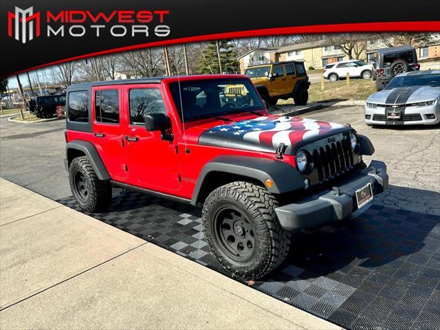 used 2016 Jeep Wrangler Unlimited car, priced at $16,491