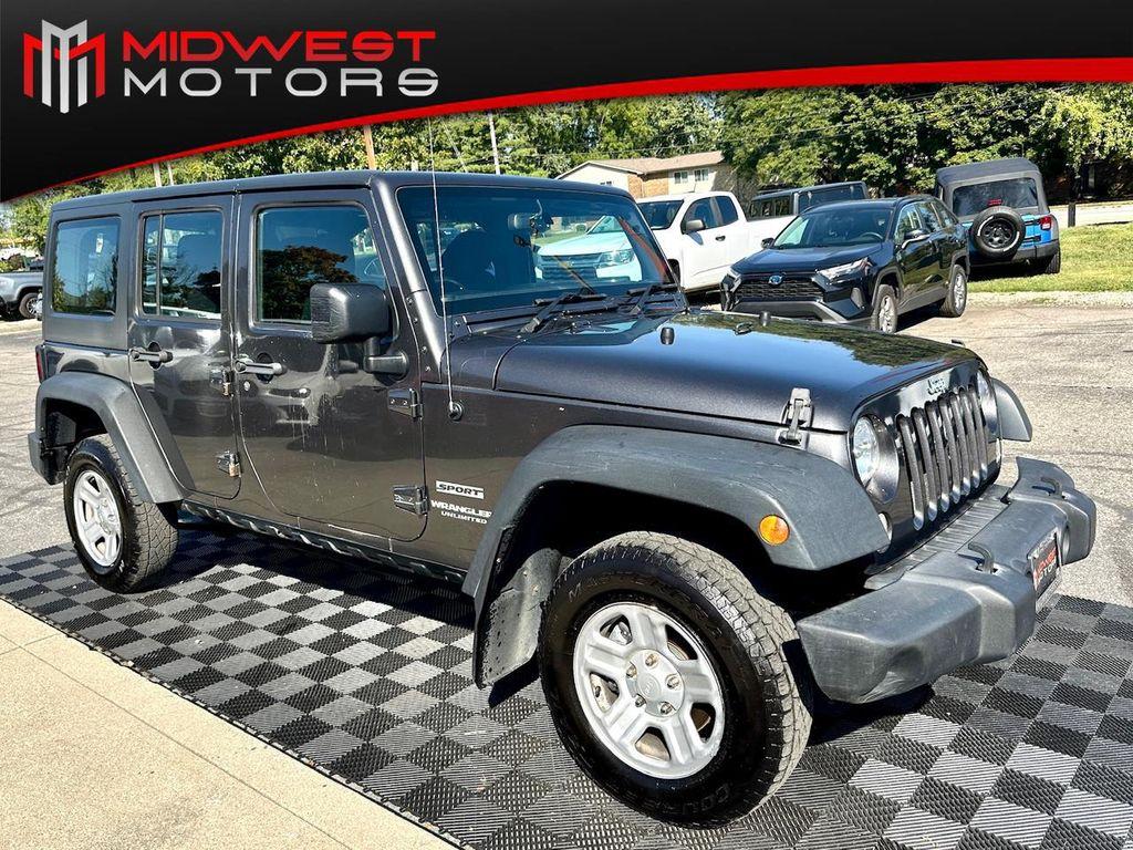 used 2017 Jeep Wrangler Unlimited car, priced at $21,991