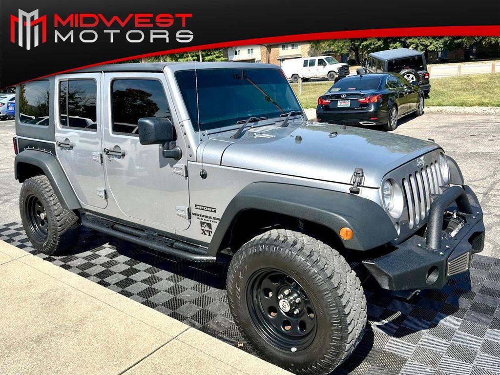 used 2017 Jeep Wrangler Unlimited car, priced at $17,891