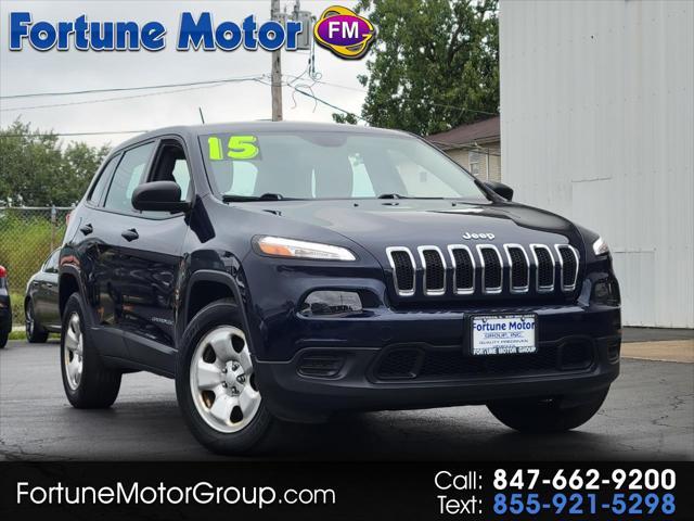 used 2015 Jeep Cherokee car, priced at $11,999