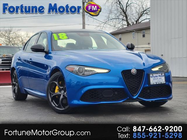 used 2018 Alfa Romeo Giulia car, priced at $18,999