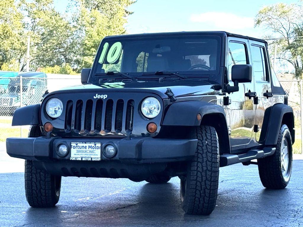 used 2010 Jeep Wrangler Unlimited car, priced at $10,999
