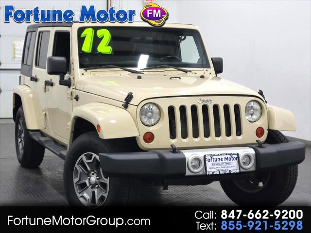 used 2012 Jeep Wrangler Unlimited car, priced at $16,999