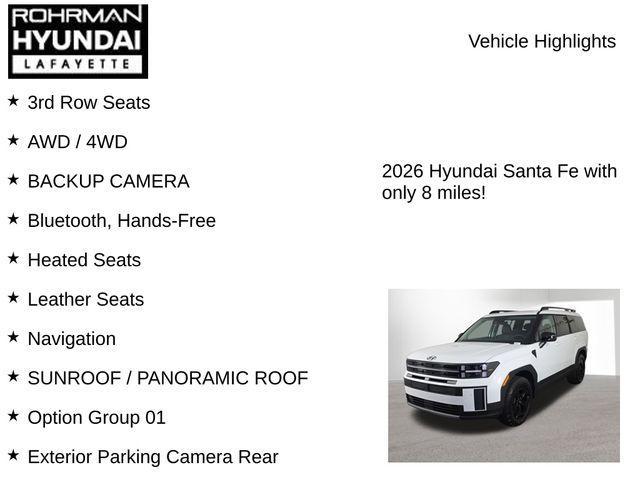 new 2026 Hyundai Santa Fe car, priced at $38,509