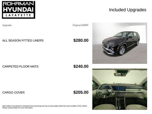 new 2026 Hyundai Tucson car, priced at $29,241