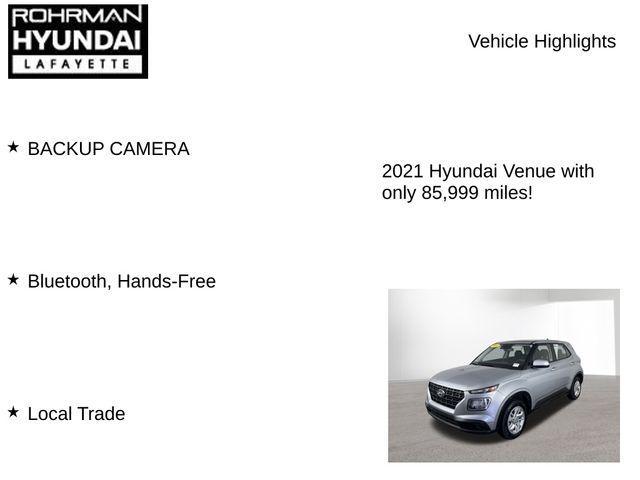 used 2021 Hyundai Venue car, priced at $12,468
