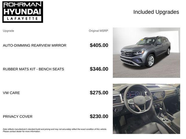 used 2023 Volkswagen Atlas car, priced at $21,851