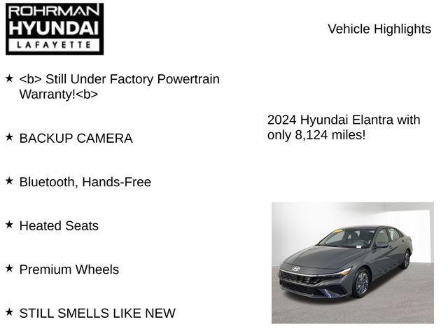 used 2024 Hyundai Elantra car, priced at $20,994