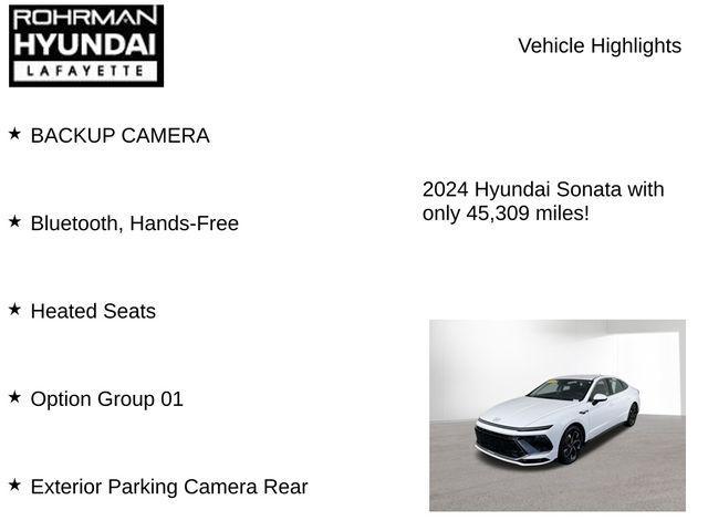 used 2024 Hyundai Sonata car, priced at $19,999
