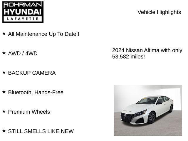 used 2024 Nissan Altima car, priced at $21,408