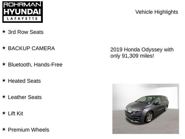 used 2019 Honda Odyssey car, priced at $22,362