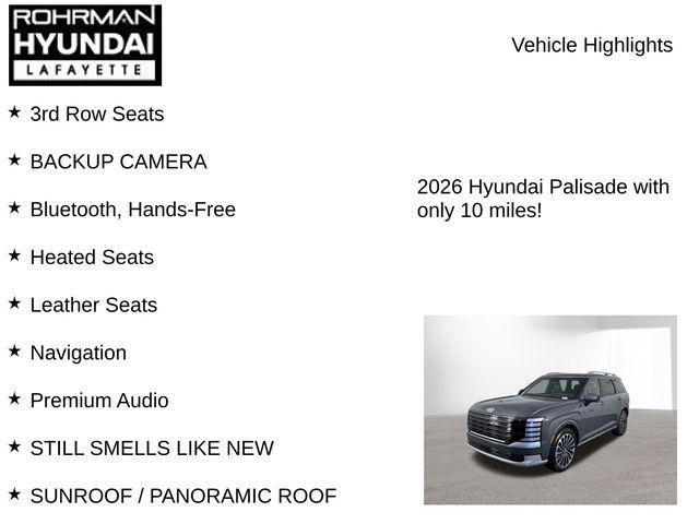 new 2026 Hyundai Palisade car, priced at $55,091