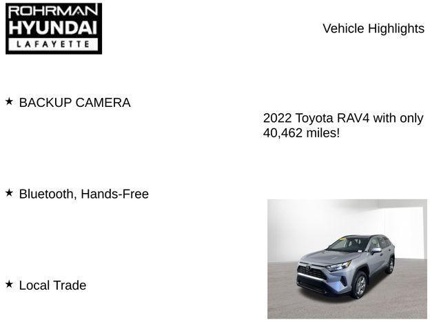used 2022 Toyota RAV4 car, priced at $26,007