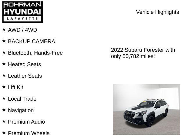 used 2022 Subaru Forester car, priced at $24,791