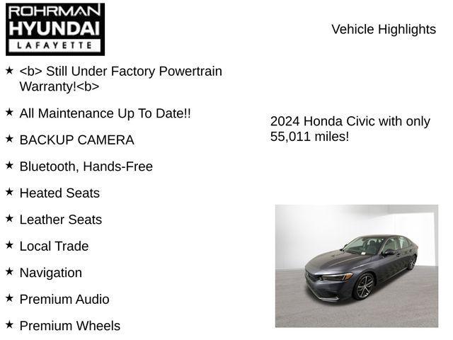 used 2024 Honda Civic car, priced at $26,957