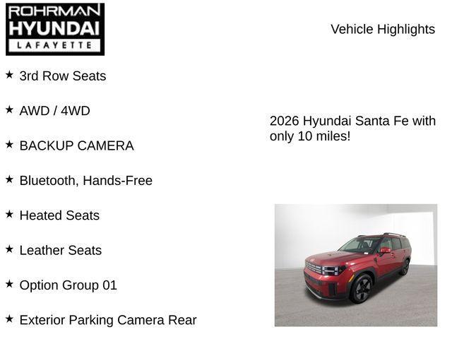 new 2026 Hyundai SANTA FE HEV car, priced at $37,593