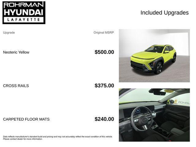 used 2025 Hyundai Kona car, priced at $24,402
