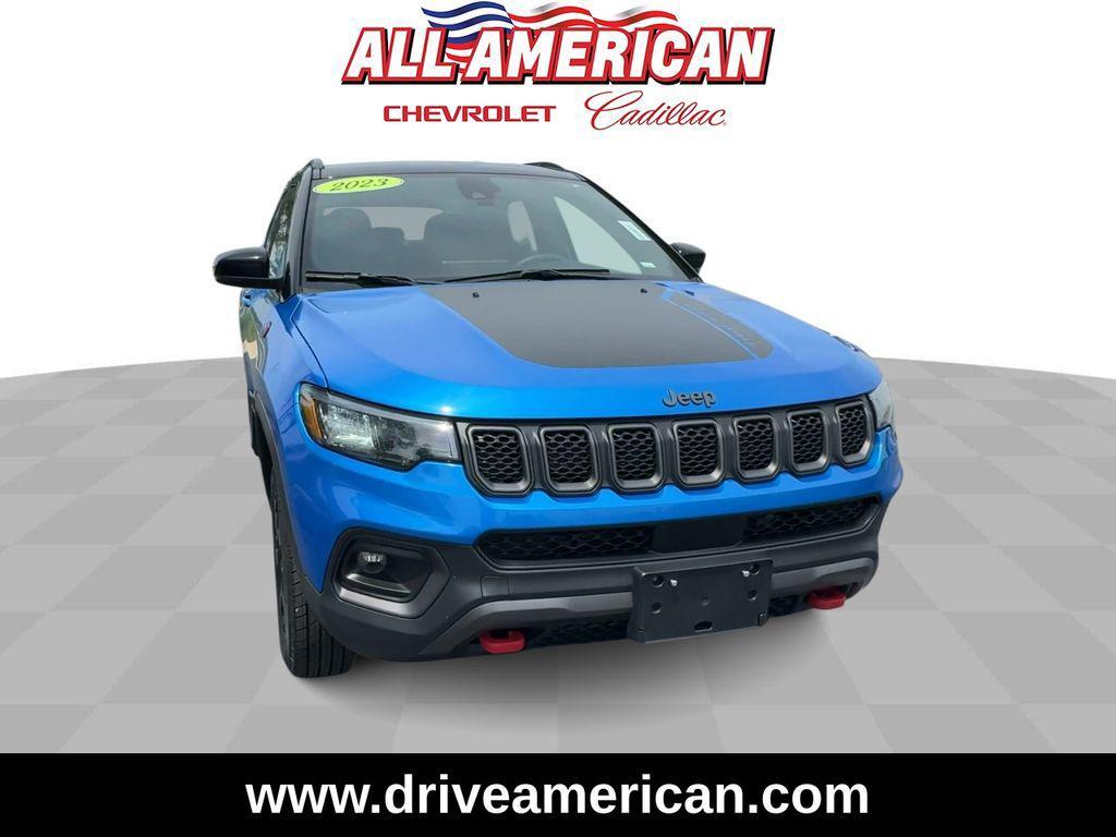 used 2023 Jeep Compass car, priced at $24,717