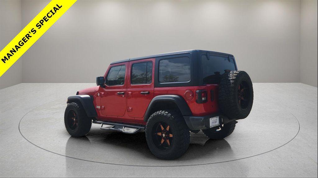 used 2018 Jeep Wrangler Unlimited car, priced at $20,500