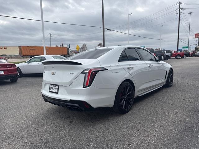 used 2022 Cadillac CT4-V car, priced at $55,000