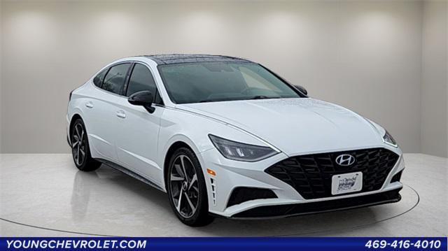 used 2021 Hyundai Sonata car, priced at $20,500