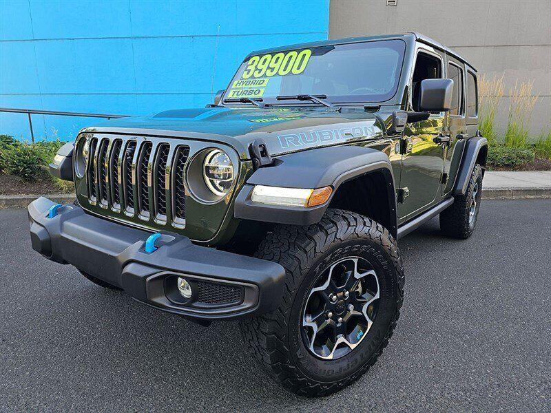 used 2022 Jeep Wrangler Unlimited 4xe car, priced at $39,900