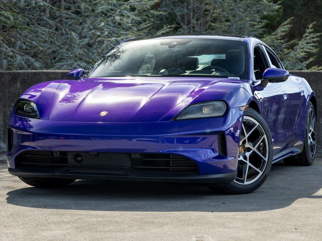 new 2025 Porsche Taycan car, priced at $128,285