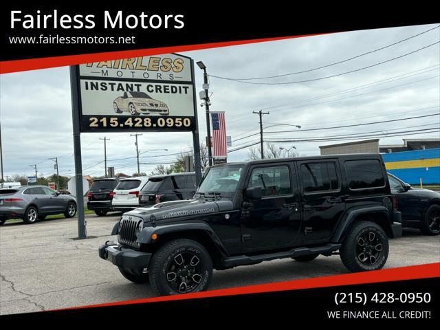 used 2017 Jeep Wrangler Unlimited car, priced at $25,900