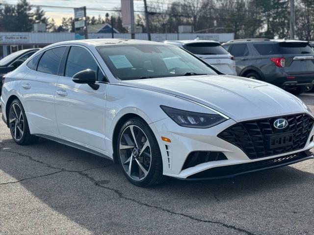 used 2021 Hyundai Sonata car, priced at $23,900