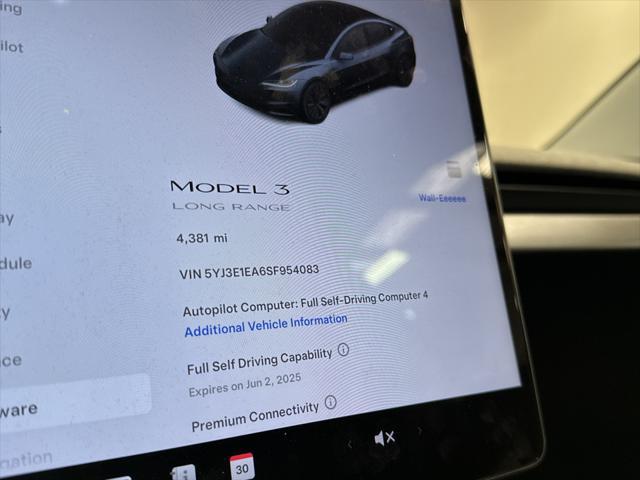 used 2025 Tesla Model 3 car, priced at $36,497