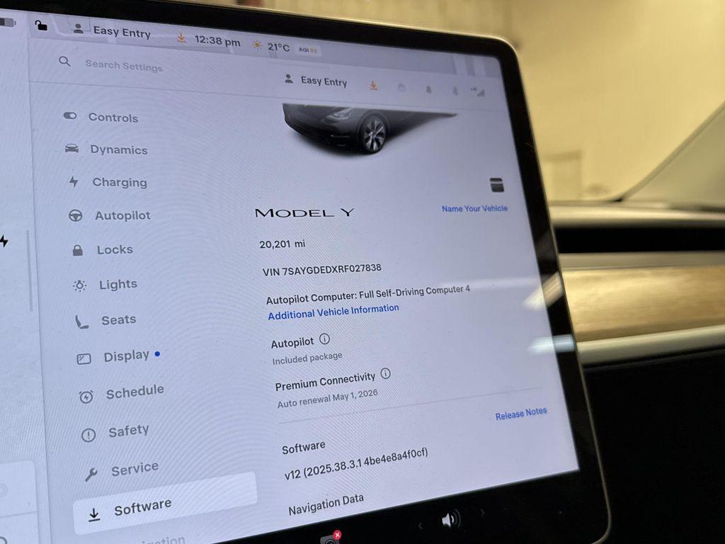 used 2024 Tesla Model Y car, priced at $34,997