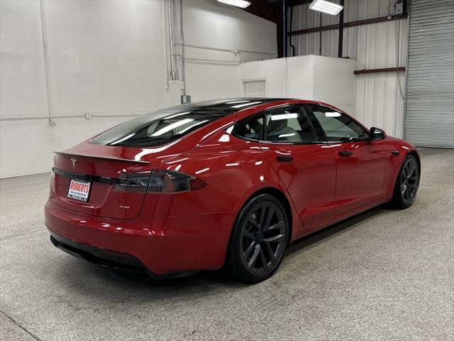 used 2021 Tesla Model S car, priced at $58,497