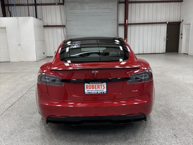 used 2021 Tesla Model S car, priced at $58,497