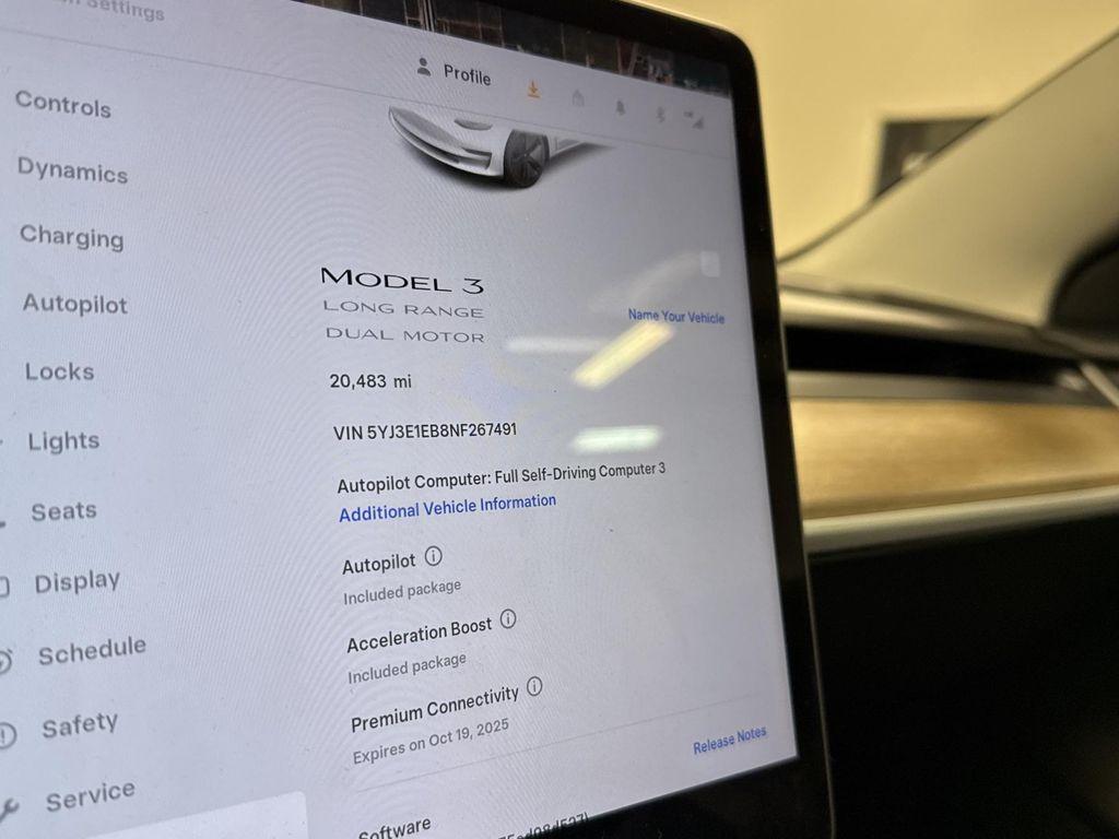 used 2022 Tesla Model 3 car, priced at $28,997