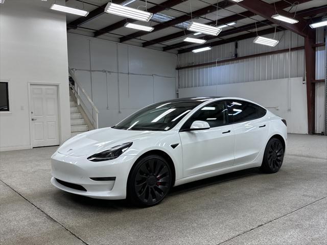 used 2023 Tesla Model 3 car, priced at $32,497