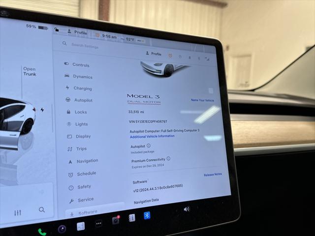 used 2023 Tesla Model 3 car, priced at $32,497