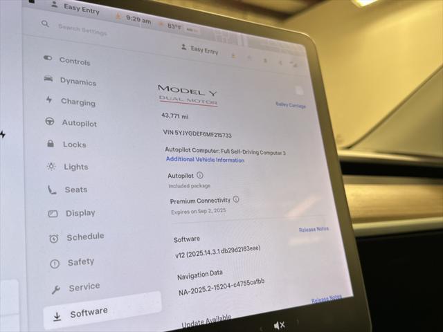 used 2021 Tesla Model Y car, priced at $31,997