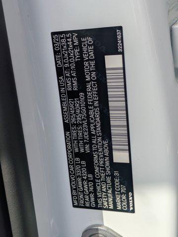 new 2025 Volvo EX90 car, priced at $98,210
