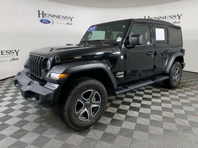 used 2020 Jeep Wrangler Unlimited car, priced at $22,968
