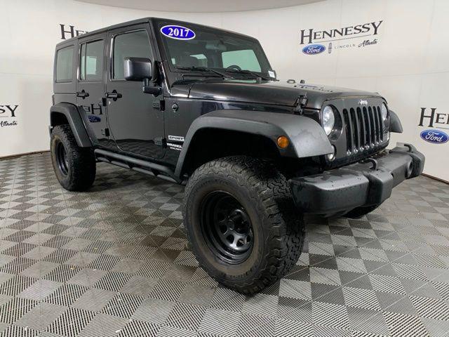 used 2017 Jeep Wrangler Unlimited car, priced at $18,967