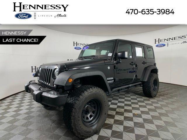 used 2017 Jeep Wrangler Unlimited car, priced at $20,553