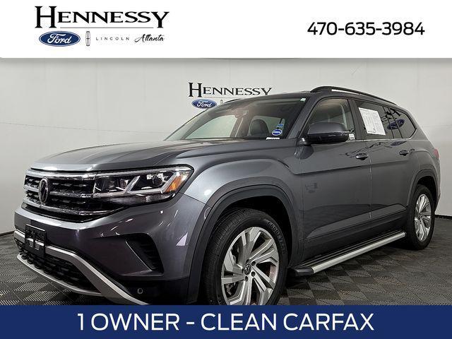 used 2021 Volkswagen Atlas car, priced at $22,668