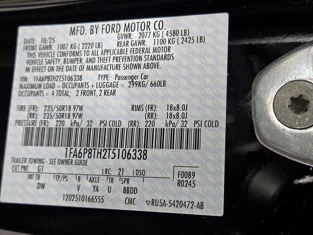 new 2026 Ford Mustang car, priced at $32,599