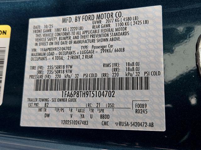 new 2026 Ford Mustang car, priced at $32,975