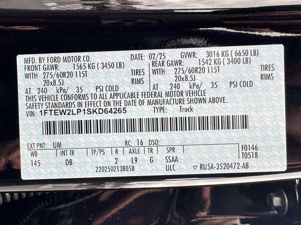 new 2025 Ford F-150 car, priced at $50,168