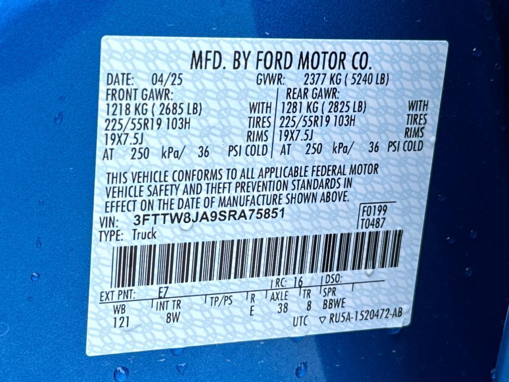 new 2025 Ford Maverick car, priced at $32,358