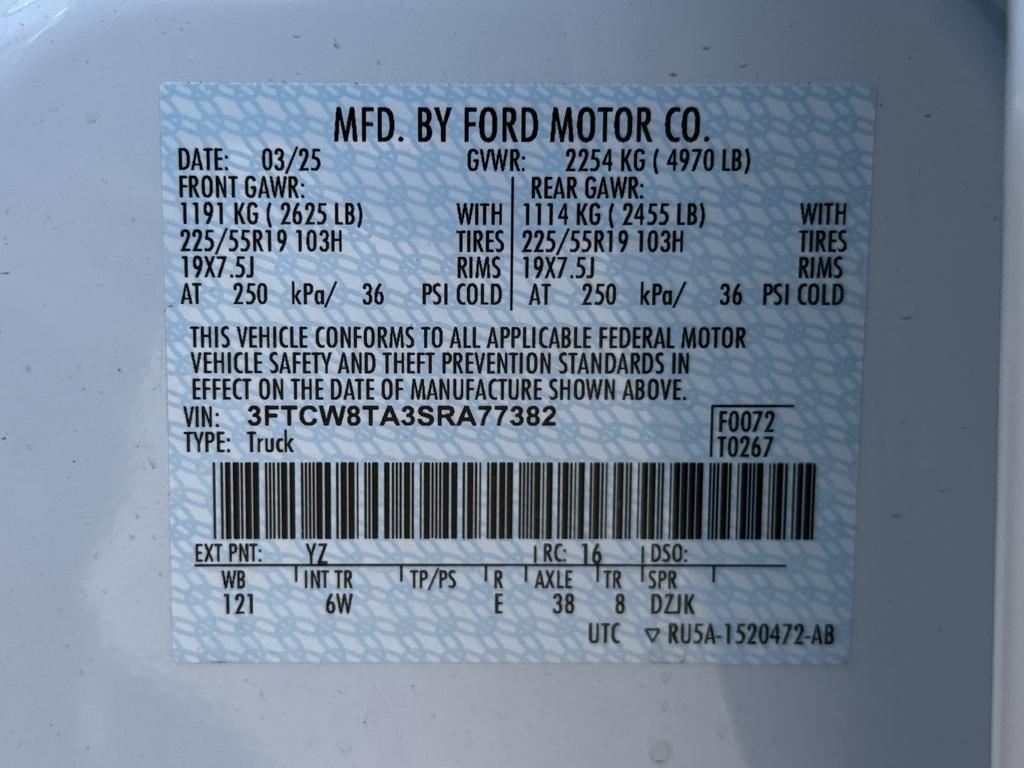 new 2025 Ford Maverick car, priced at $35,203