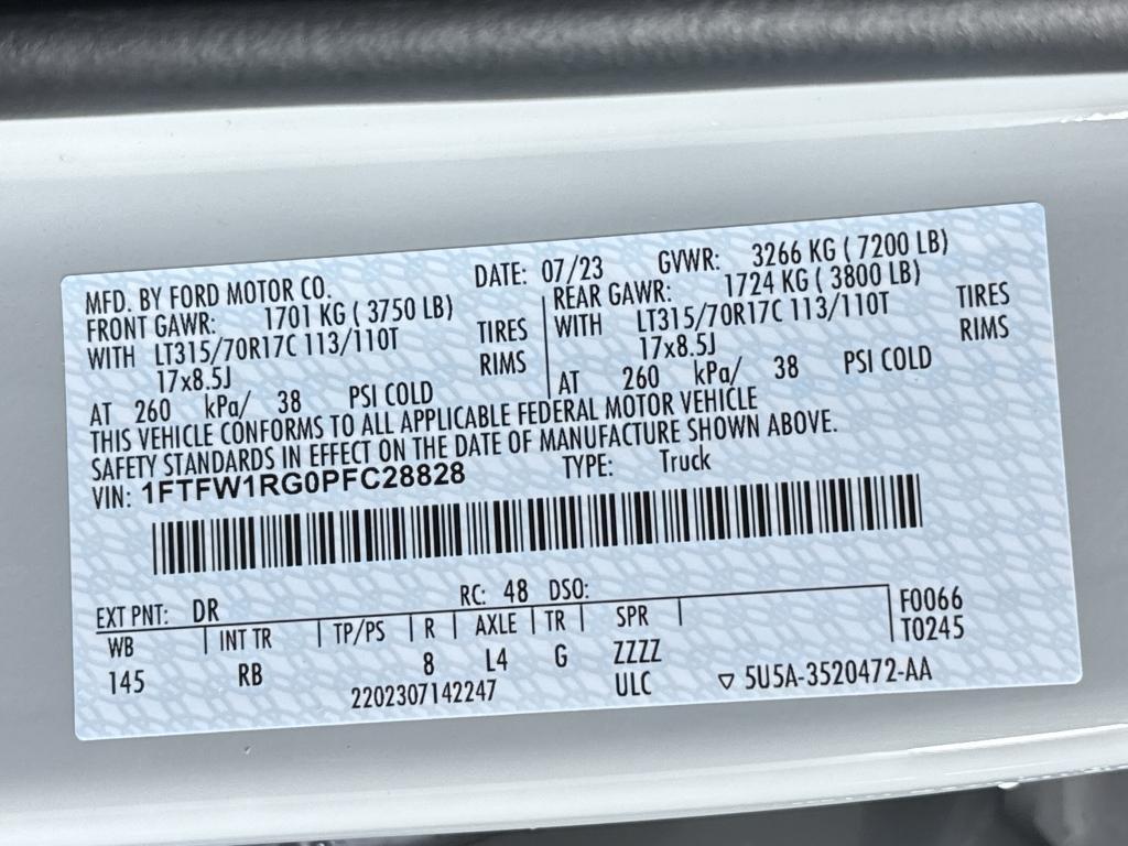 used 2023 Ford F-150 car, priced at $75,390