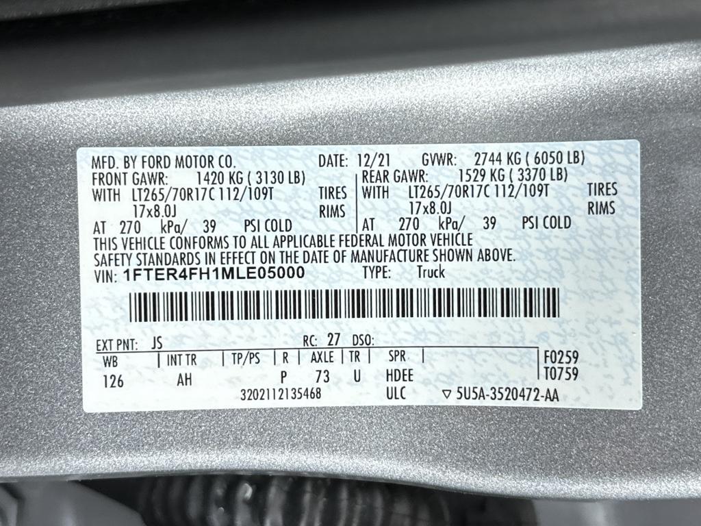 used 2021 Ford Ranger car, priced at $37,690