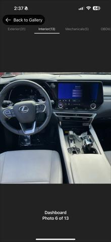 used 2025 Lexus RX 350 car, priced at $58,495